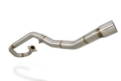 WR 125 R/X 2009/2017 De-Cat Exhaust System Front Pipes & Link Pipe - No Silencer