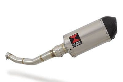 WR 125 R/X 2009/2017 Exhaust Silencer Kit 200mm Oval Stainless Carbon Tip