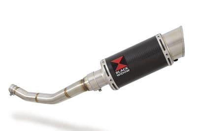 WR 125 R/X 2009/2017 Exhaust Silencer Kit 200mm Round Carbon Silencer