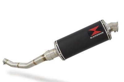 WR 125 R/X 2009/2017 Exhaust Silencer Kit 300mm Oval Black Stainless