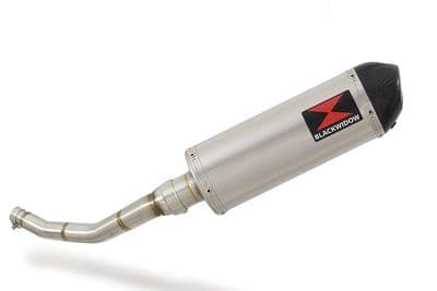 WR 125 R/X 2009/2017 Exhaust Silencer Kit 300mm Oval Stainless Carbon Tip