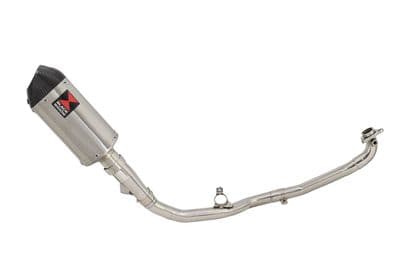 X-ADV 750 2017-2023 De Cat Exhaust System 200mm Oval Stainless Carbon Tip Silencer