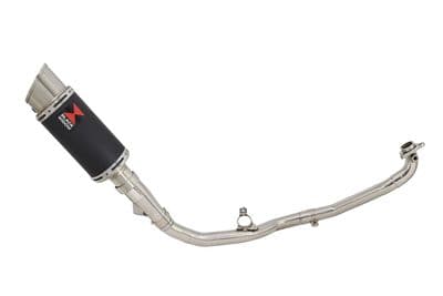 X-ADV 750 2017-2023 De Cat Exhaust System 200mm Round Black Stainless Silencer