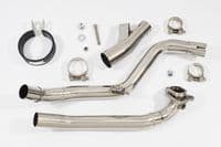X-ADV 750 2017-2023 De Cat Exhaust System 230mm GP Round Black Stainless Silencer