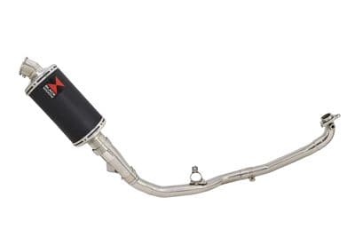 X-ADV 750 2017-2023 De Cat Exhaust System 230mm Oval Black Stainless Silencer