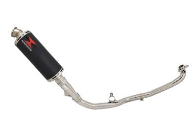 X-ADV 750 2017-2023 De Cat Exhaust System 300mm Round Black Stainless Silencer