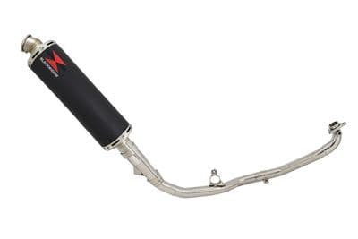 X-ADV 750 2017-2023 De Cat Exhaust System 400mm Round Black Stainless Silencer
