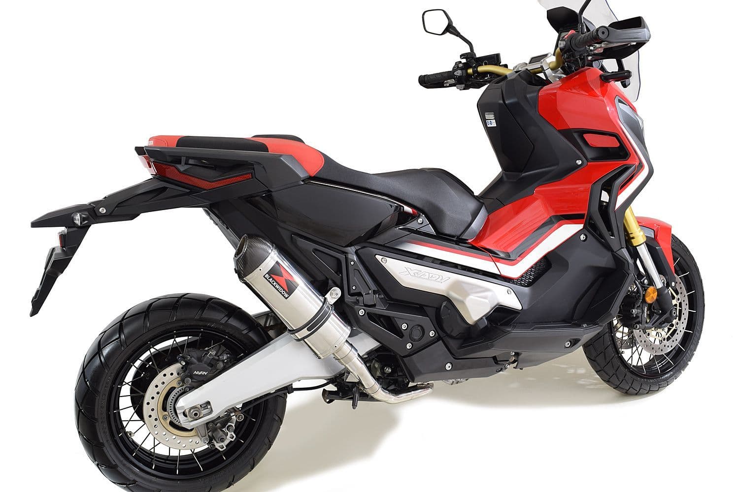 X-ADV 750 2017-2023 Exhaust Silencer 300mm Oval Stainless Carbon Tip