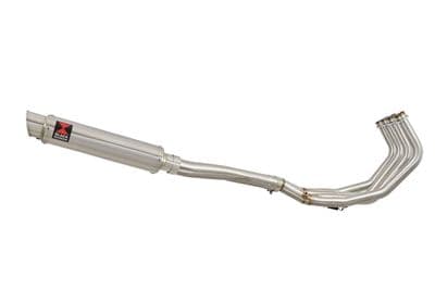 XJ6 Diversion F N 09-15 High De-cat Exhaust System 350mm GP Round Stainless Silencer