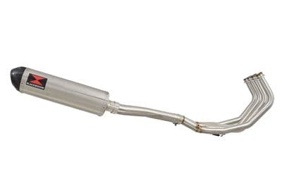 XJ6 Diversion F N 09-15 High De-cat Exhaust System 400mm Oval Stainless Carbon Tip