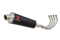 XJ6 Diversion F N 09-15 High De-cat Exhaust System 400mm Round Black Stainless Silencer
