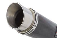 XJ6 Diversion F N 09-15 Low De-cat Exhaust System 200mm Round Carbon Silencer
