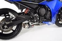 XJ6 Diversion F N 09-15 Low De-cat Exhaust System 200mm Round Carbon Silencer