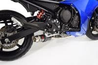 XJ6 Diversion F N 09-15 Low De-cat Exhaust System 230mm GP Round Carbon Silencer