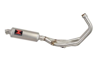 XJ6 Diversion F N 09-15 Low De-cat Exhaust System 300mm Hexagonal Stainless Silencer