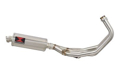 XJ6 Diversion F N 09-15 Low De-cat Exhaust System 300mm Oval Stainless Silencer