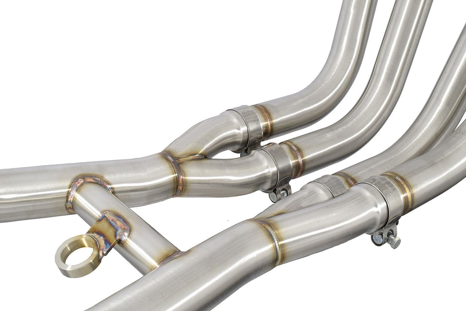 XJR 1200 XJR1200 Exhaust Downpipes and Collector Box Upgraded