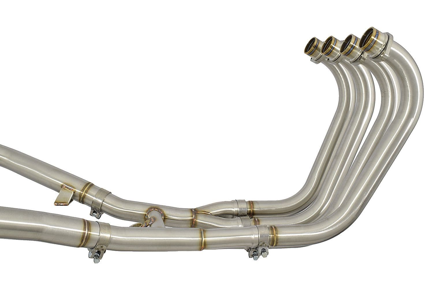 【P】 XJR1200 XJR 1200 4-2 Exhaust System 300mm Oval Black Stainless