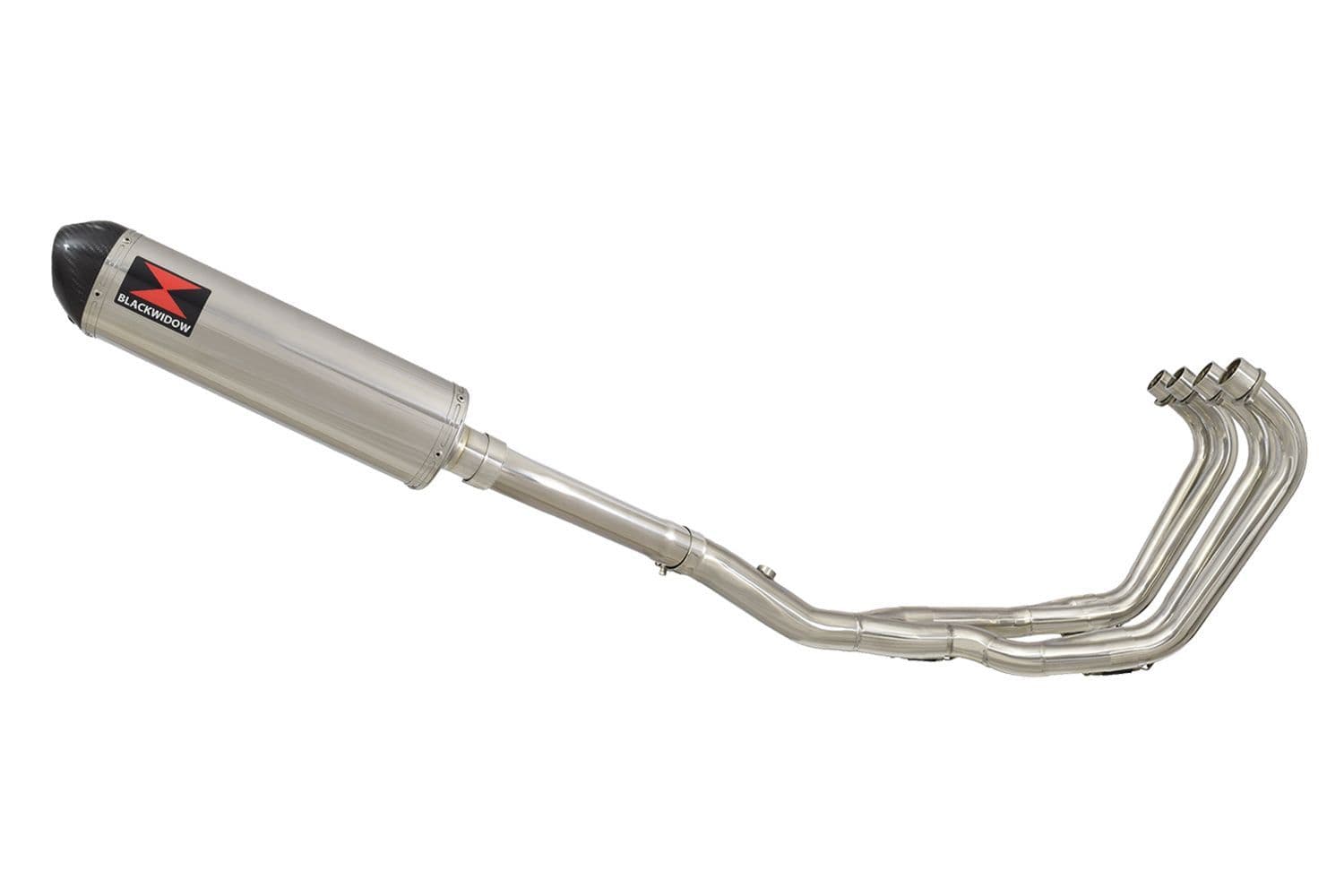 an  XJR1300 2007-2016 4-1 De-Cat Exhaust System 400mm Oval Stainless