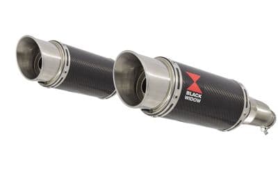 XJR1300 XJR 1300 1998 - 2006 4-2 Exhaust Silencer Kit 200mm Round Carbon