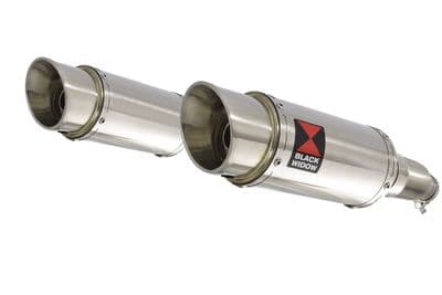 XJR1300 XJR 1300 1998 - 2006 4-2 exhaust silencer Kit 200mm Round Stainless