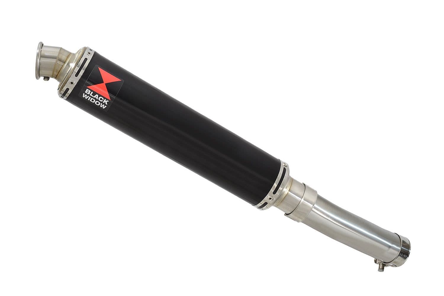 XL Transalp 750 2023 - 2024 Exhaust Link Pipe 350mm Round Black