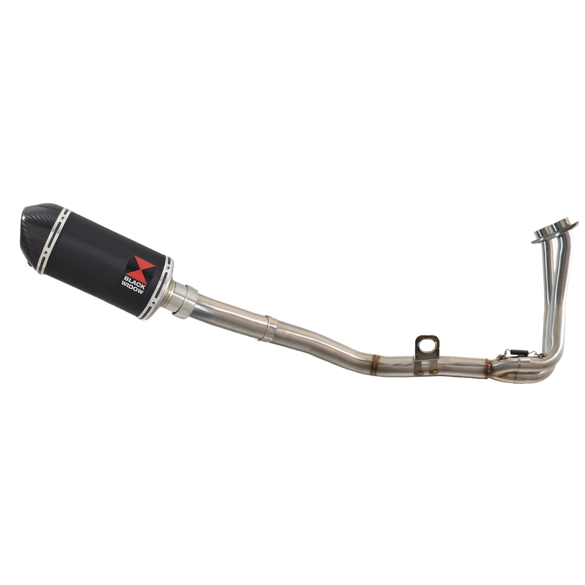 XL Transalp 750 2023 - 2024 Exhaust System 200mm Oval Black