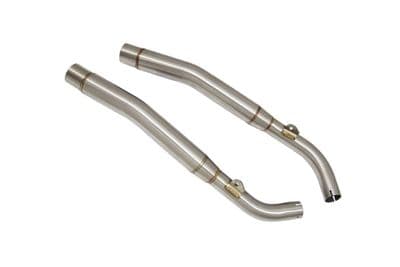 XL1000 V Varadero 1999 - 2014 Twin Exhaust Link Pipes - 350 - 400 mm Silencers Only