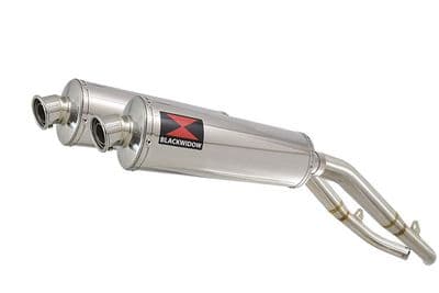 XL1000 V Varadero 1999 - 2014 Twin Silencer Kit 400mm Oval Stainless Silencers