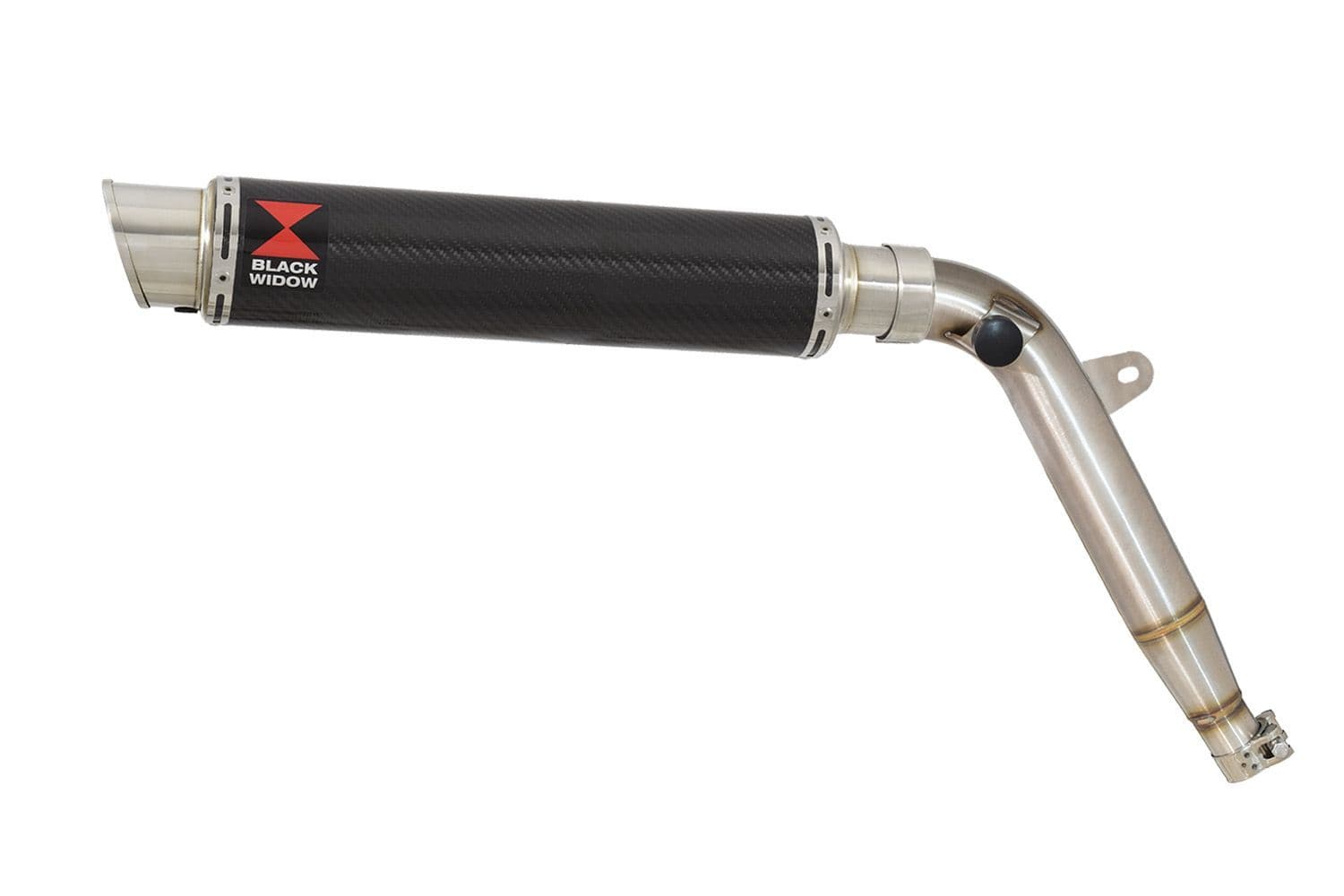 Motorcycle Exhaust Muffler Pipe 38-51mm Universal Moto Silencer Exhaust Muffler Pipe Canister Pipe I.350983547
