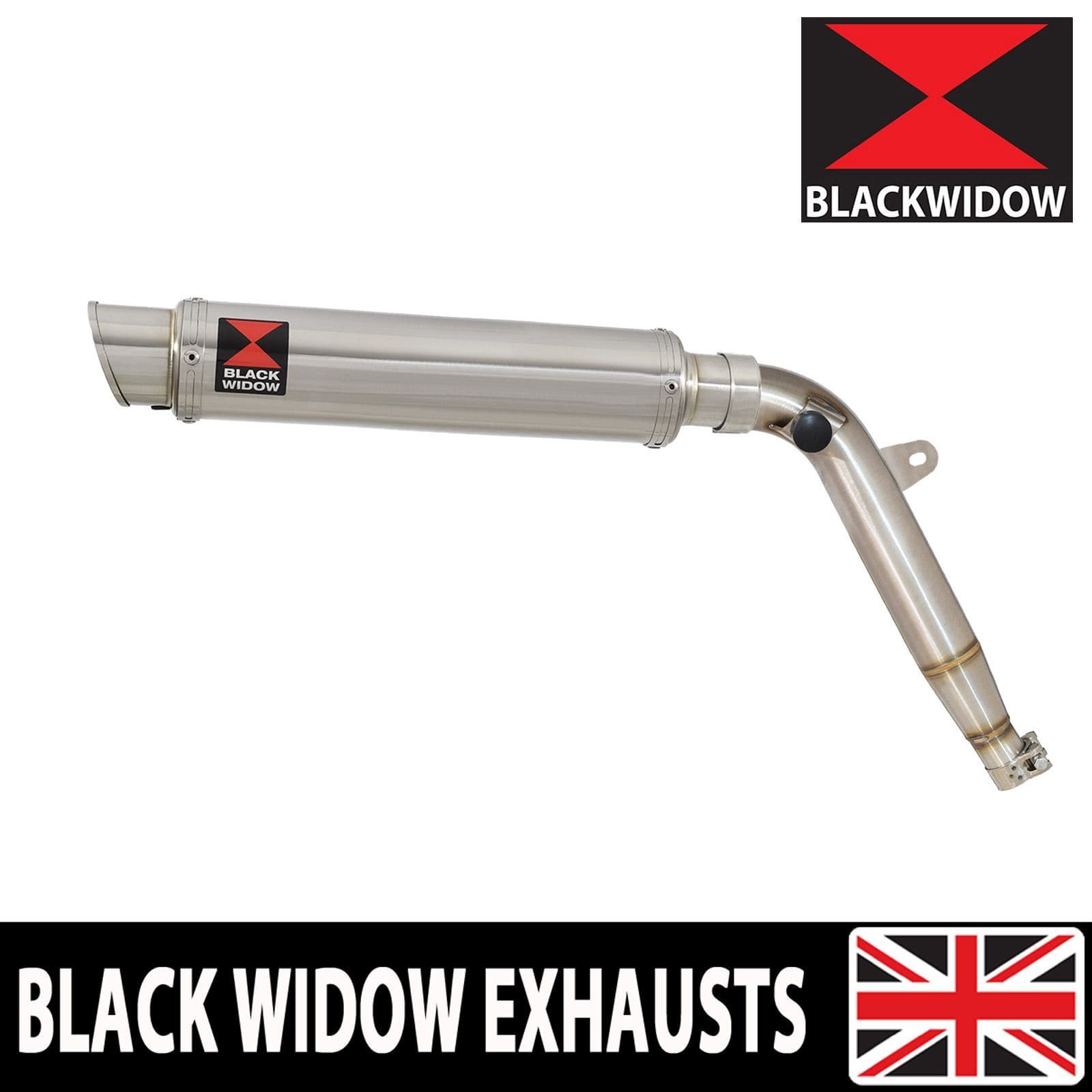 XL125 VARADERO 01-06 Exhaust Link Pipe and 350mm GP Round
