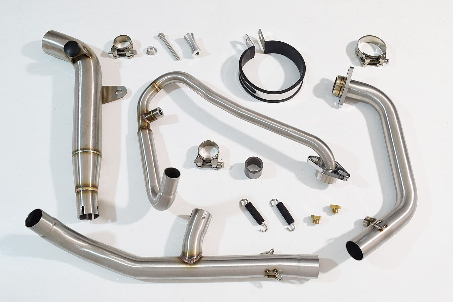 XL125 VARADERO JC49 07-16 Exhaust System with 200mm Round Black