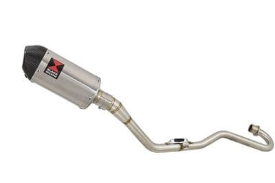XR125 XR125L 2003-2010 Exhaust System 200mm Oval Stainless Carbon Tip Silencer