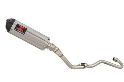 XR125 XR125L 2003-2010 Exhaust System 300mm Oval Stainless Carbon Tip Silencer