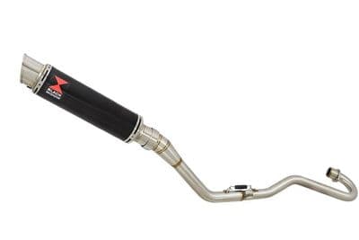 XR125 XR125L 2003-2010 Exhaust System 350mm GP Round Black Stainless Silencer
