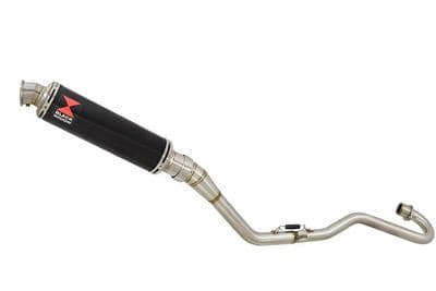 XR125 XR125L 2003-2010 Exhaust System 350mm Round Black Stainless Silencer