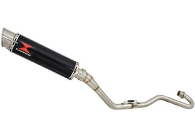 XR125 XR125L 2003-2010 Exhaust System 360mm GP Round Black Stainless Silencer