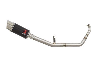 XSR 125 2021 - 2024 De - Cat Exhaust System 200mm Round Carbon Silencer