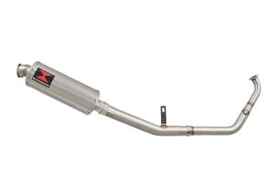 XSR 125 2021 - 2024 De - Cat Exhaust System 300mm Round Stainless Silencer