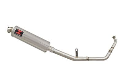 XSR 125 2021 - 2024 De - Cat Exhaust System 400mm Round Stainless Silencer