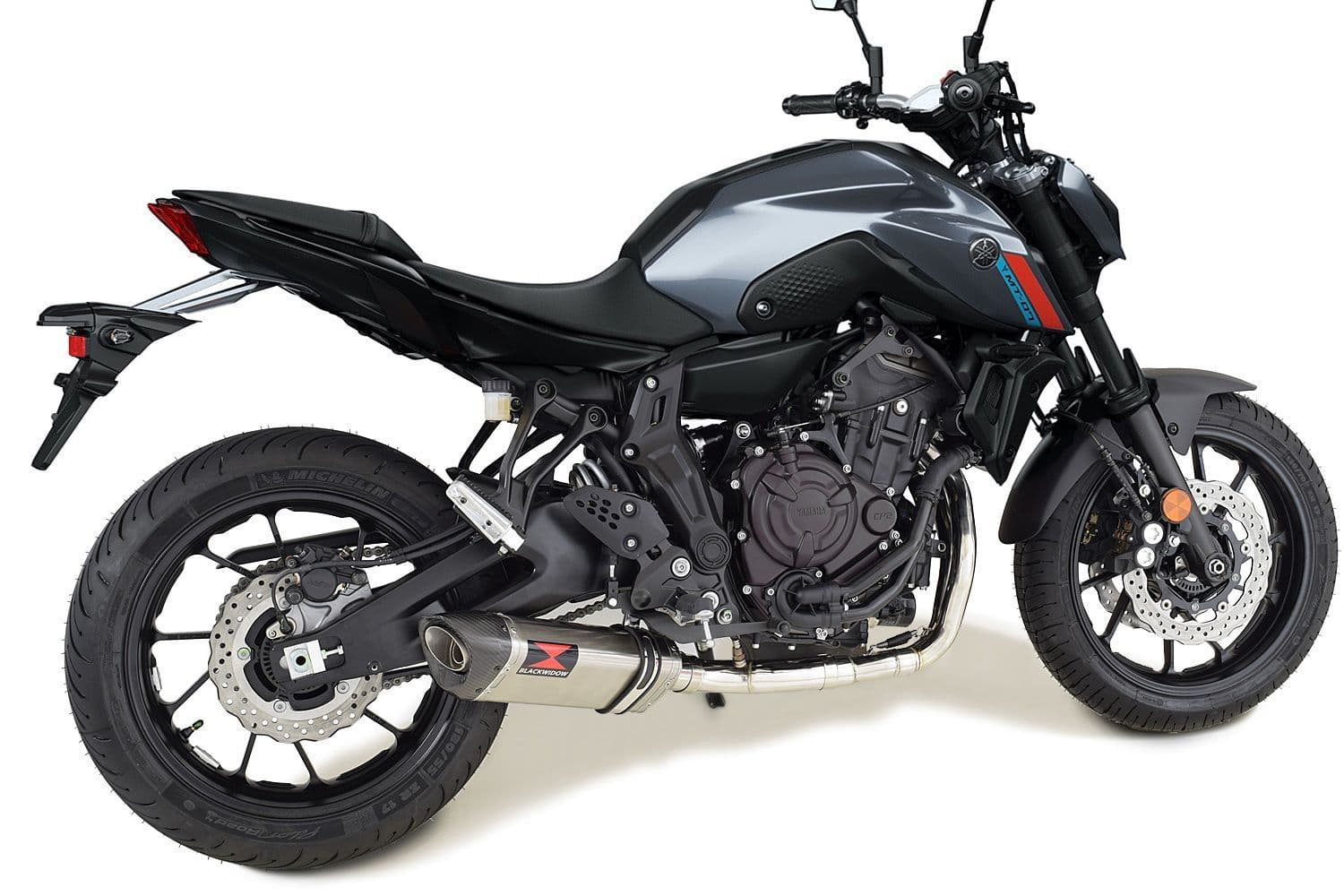 XSR 700 2015 - 2020 De-Cat Exhaust System 300mm Tri Oval