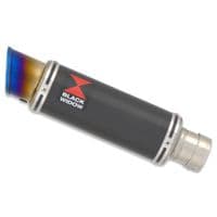 XSR 900/GP 2024-2026 High Level Exhaust System 230 mm Round GP Carbon Blue Tip Silencer