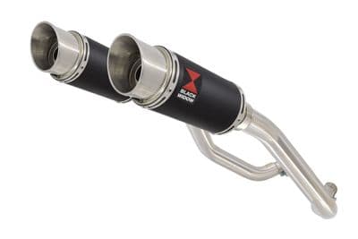 XT 660 XT660X XT660R 2004-2016 Exhaust Silencers 200mm Round Black Stainless