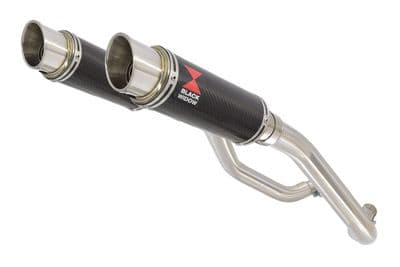 XT 660 XT660X XT660R 2004-2016 Exhaust Silencers 230mm GP Round Carbon