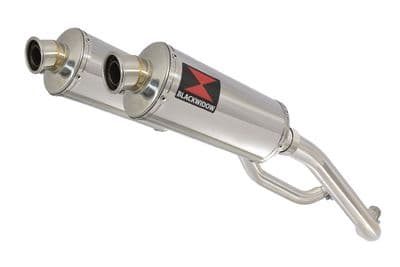 XT 660 XT660X XT660R 2004-2016 Exhaust Silencers 230mm Oval Stainless