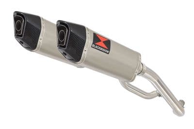 XT 660 XT660X XT660R 2004-2016 Exhaust Silencers 300mm Hexagonal Stainless & Carbon