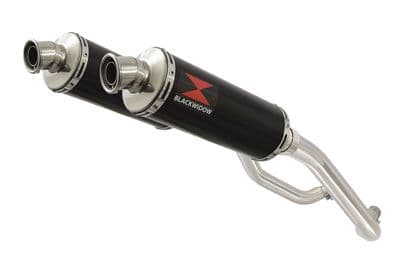 XT 660 XT660X XT660R 2004-2016 Exhaust Silencers 300mm Round Black Stainless