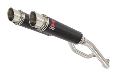 XT 660 XT660X XT660R 2004-2016 Exhaust Silencers 350mm GP Round Carbon