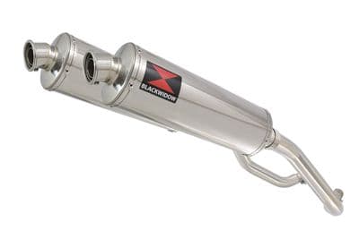 XT 660 XT660X XT660R 2004-2016 Exhaust Silencers 400mm Oval Stainless