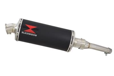 XT125R XT125X Exhaust Silencer Kit 300mm Oval Black Stainless